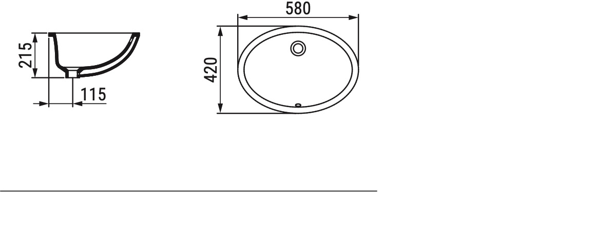 Ceramica Dolomite - disegno tecnico - D3202