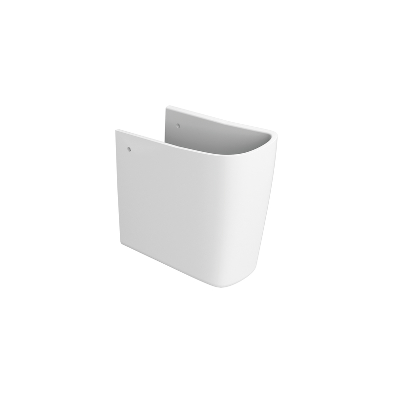Ceramica Dolomite - accessorio D461801 - Ceramic semi-pedestal supplied with fixation set.