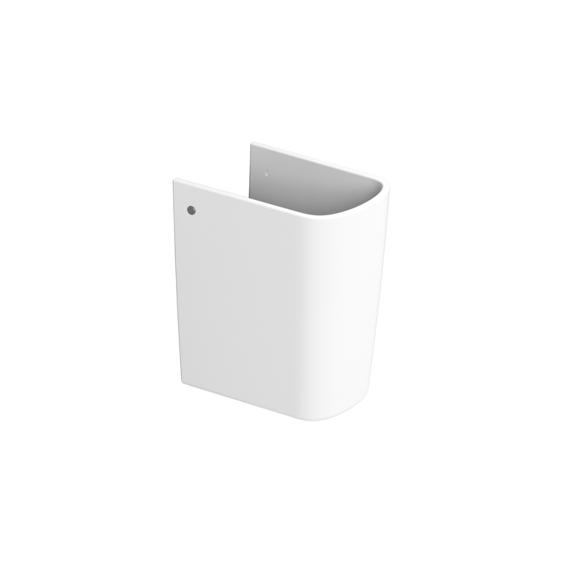 Ceramica Dolomite - accessorio D521601 - Ceramic semi-pedestal supplied with fixation set.