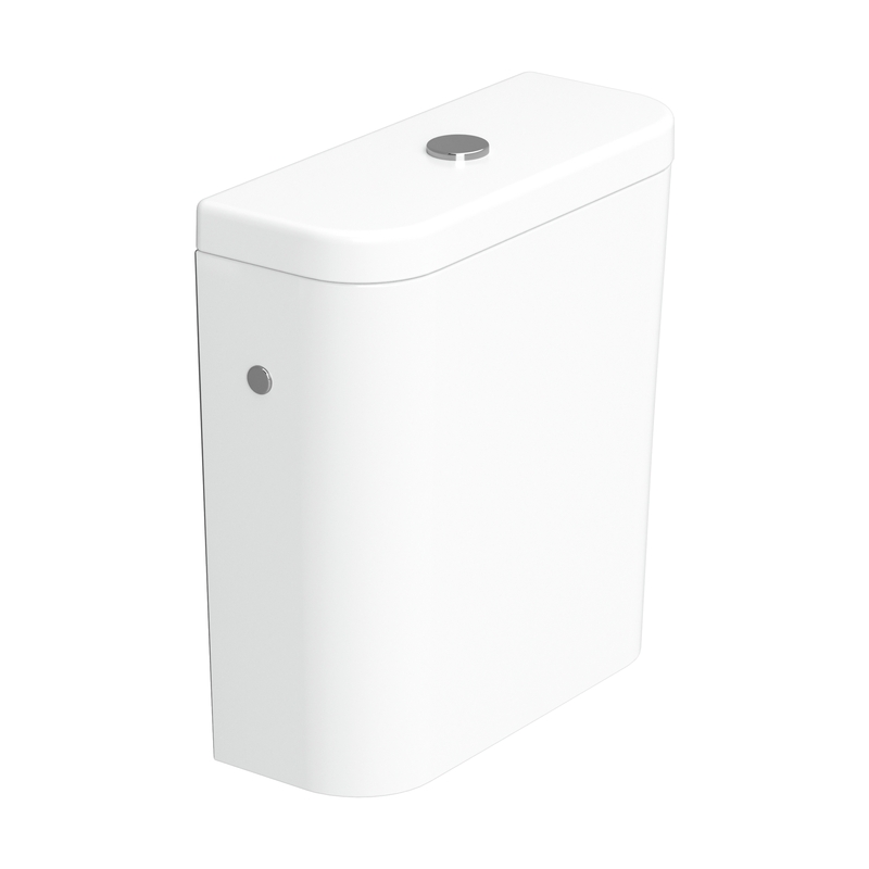 Ceramica Dolomite - accessorio D553901 - Close coupled cistern, side inlet. Including double flush mechanism and fixation set.