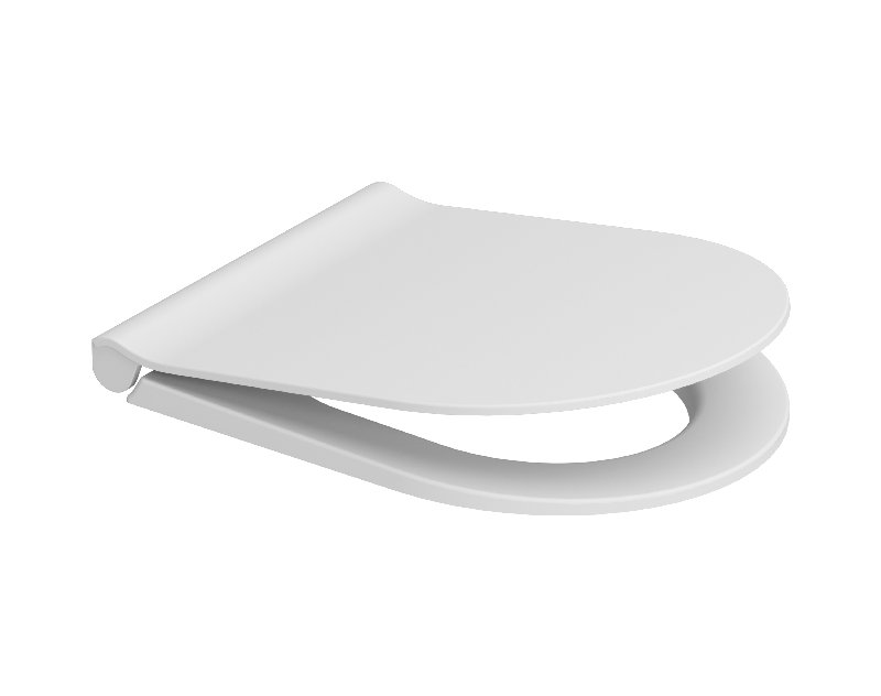 Ceramica Dolomite - accessorio S473301 - Soft closing seat and cover with metal hinges and quick take-off.