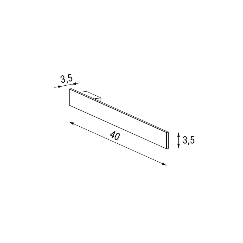 Immagine - Side towel rail