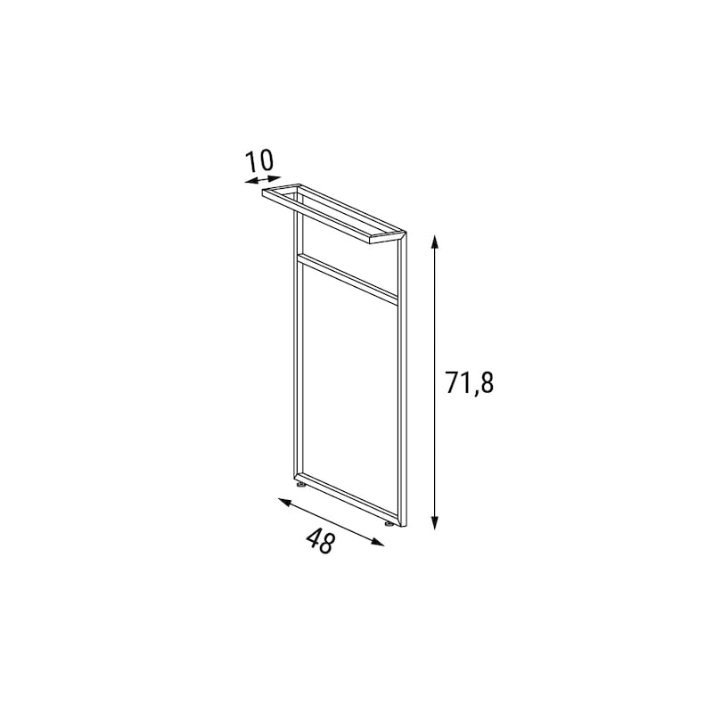 Immagine - Towel rail side leg
