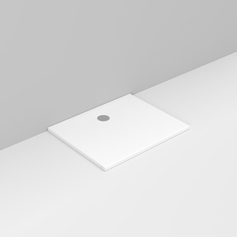 Ceramica Dolomite - D112701 - Square shower Tray waste towards wall H4 90×90 – Squash