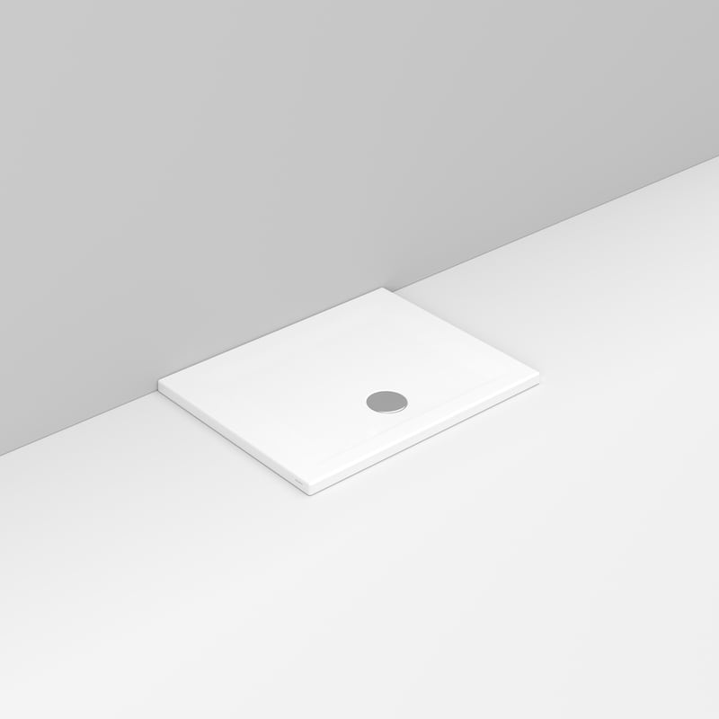Ceramica Dolomite - D121101 - Rectangular shower Tray waste towards front H4 90×70 – Squash