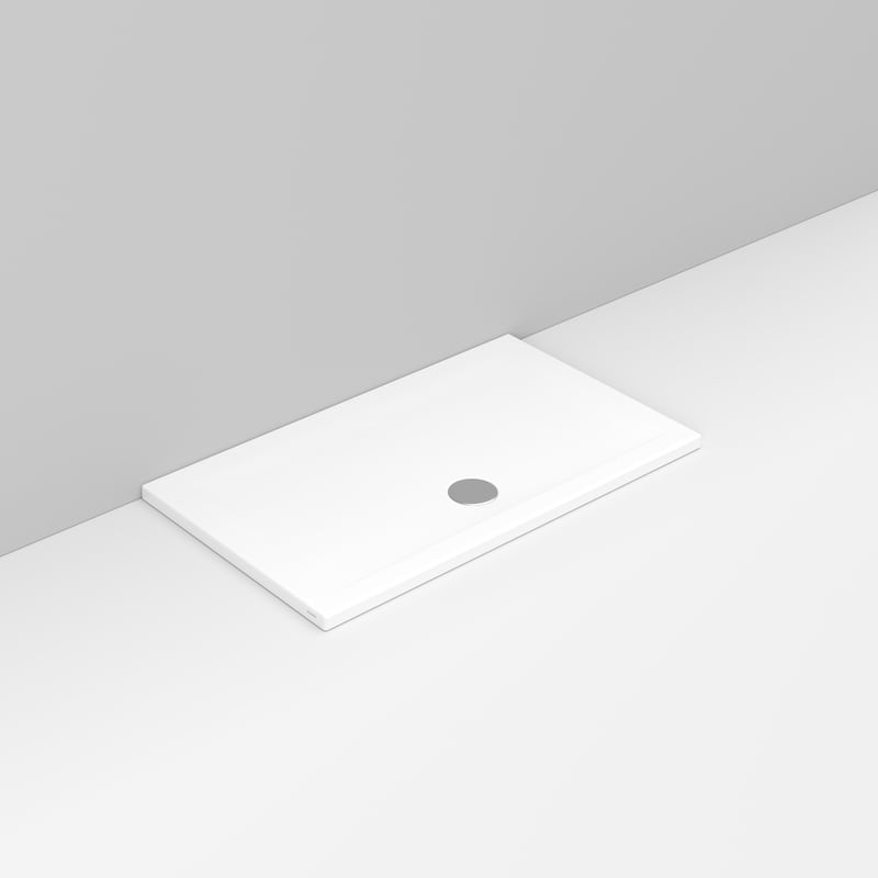 Ceramica Dolomite - D121501 - Rectangular shower Tray waste towards front H4 120×70 – Squash