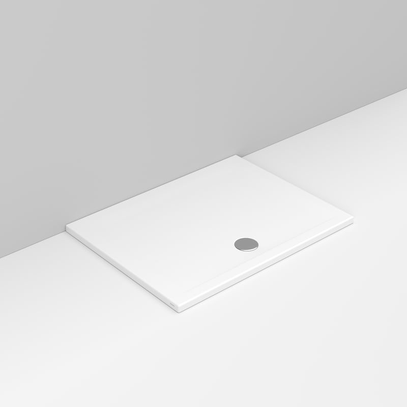 Ceramica Dolomite - D121901 - Rectangular shower Tray waste towards front H4 120×90 – Squash