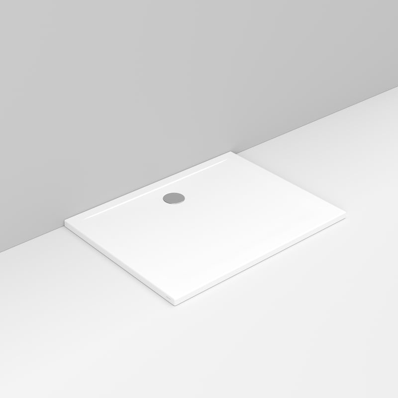 Ceramica Dolomite - D122901 - Rectangular shower Tray waste towards wall H4 120×90 – Squash