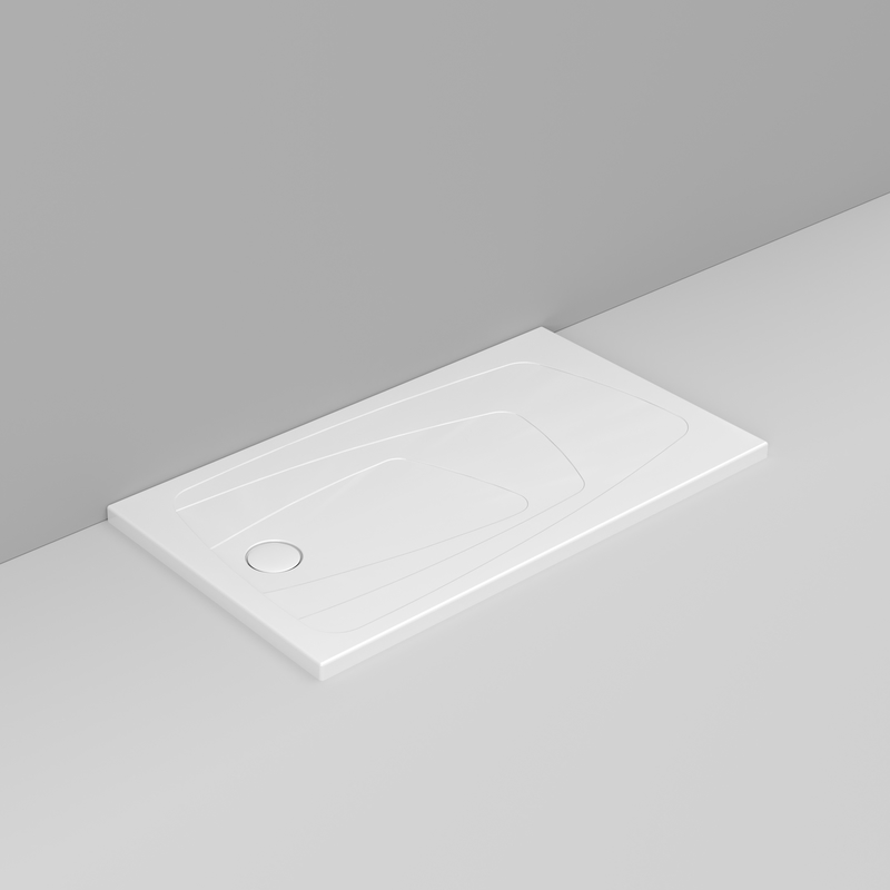 Ceramica Dolomite - D124501 - Rectangular shower Tray waste towards left H4 140×70 – Oltre