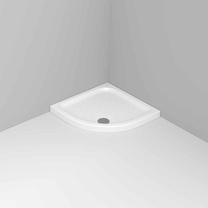 Ceramica Dolomite - D130701 - Corner shower tray 80×80 – Gemma2