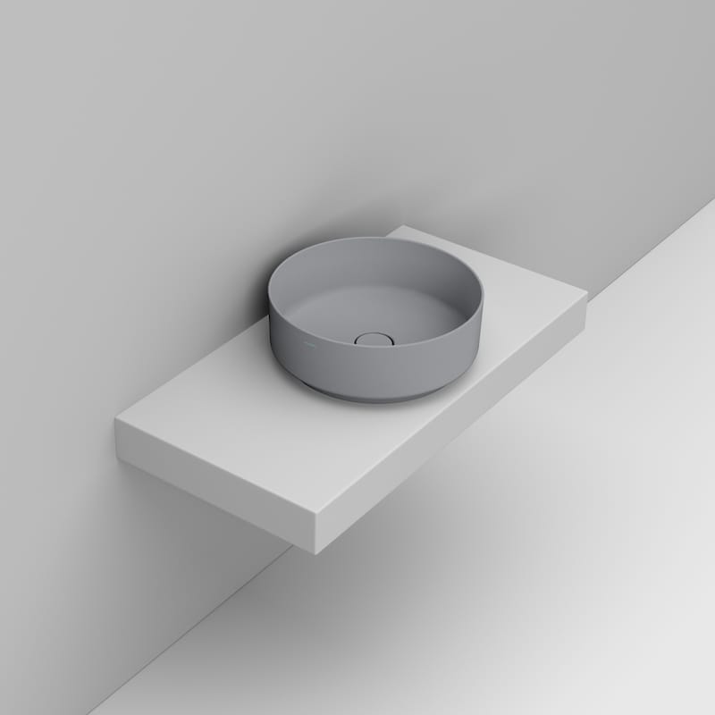 Ceramica Dolomite Vessel basin 44×44 – Noemi - Concrete Grey