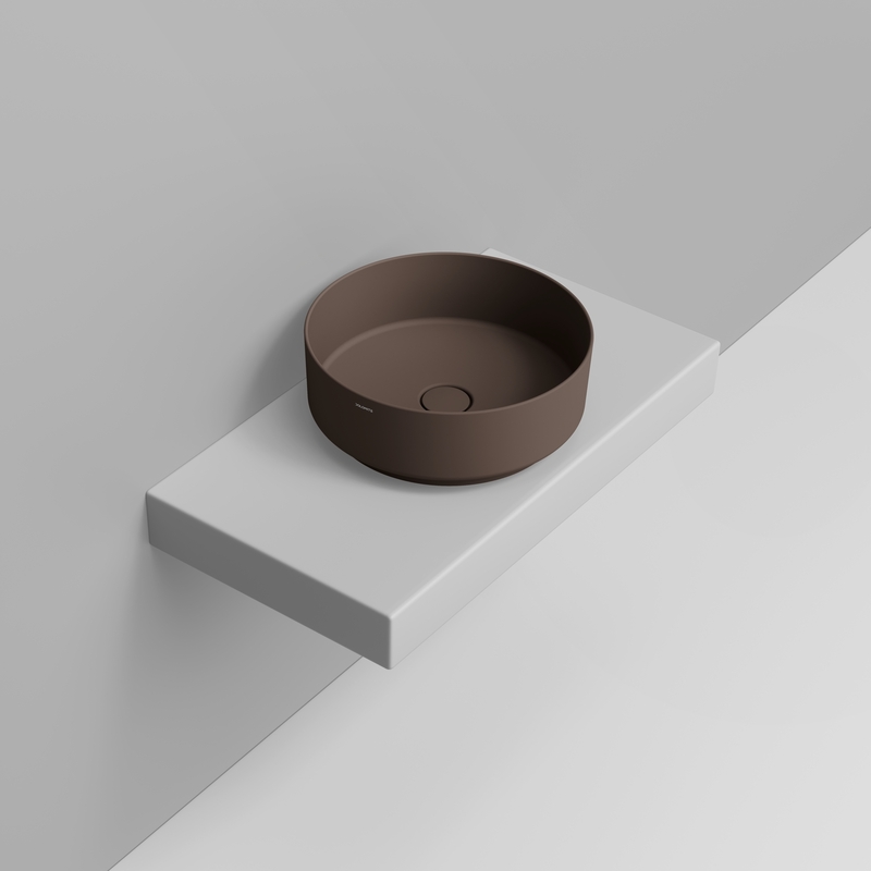 Ceramica Dolomite Vessel basin 44×44 – Noemi - Matt apline brown
