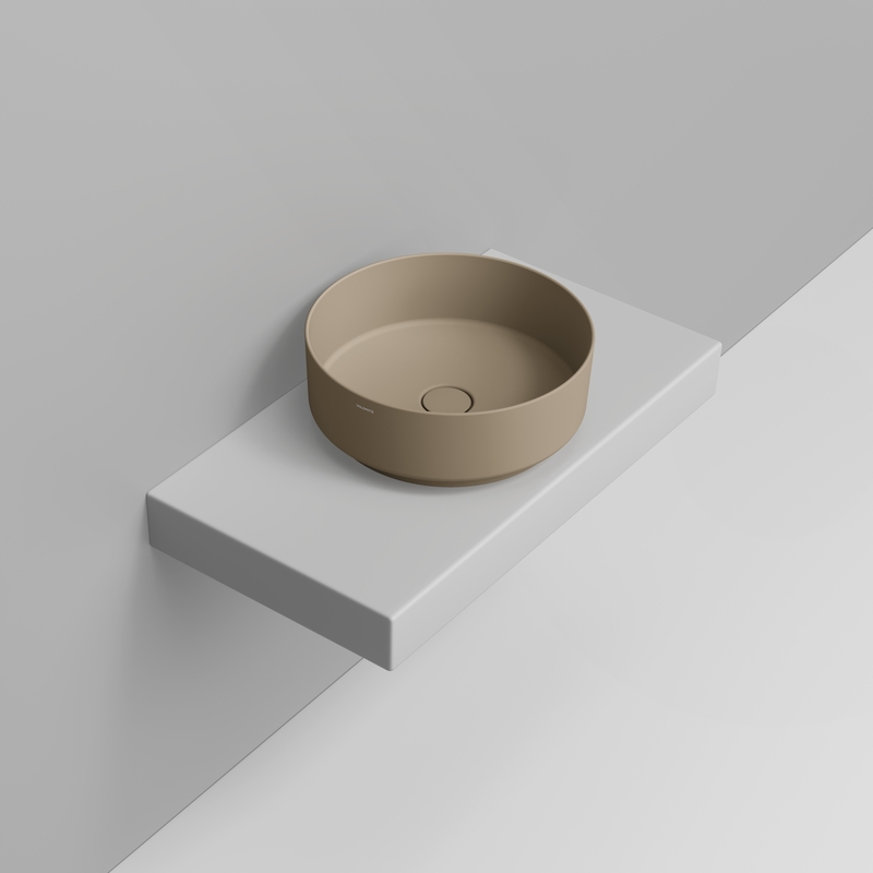 Ceramica Dolomite Vessel basin 44×44 – Noemi - Matt natural beige