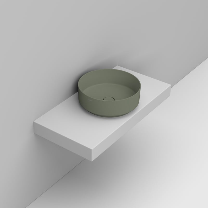 Ceramica Dolomite Vessel basin 44×44 – Noemi - Wild Sage