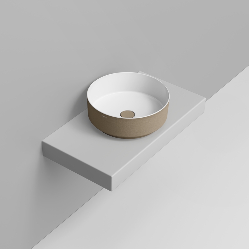Ceramica Dolomite Vessel basin 44×44 – Noemi - Natural Beige Texture