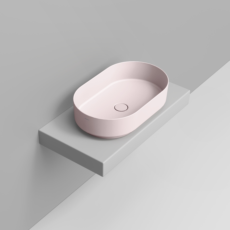 Ceramica Dolomite Lavabo à poser 60×36 – Noemi - Rose antique