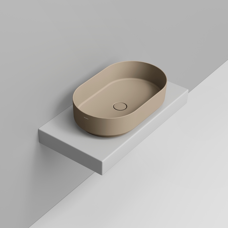Ceramica Dolomite Lavabo à poser 60×36 – Noemi - Beige naturel mat