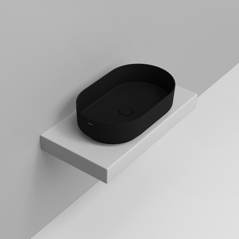 Ceramica Dolomite Lavabo à poser 60×36 – Noemi - Noir mat