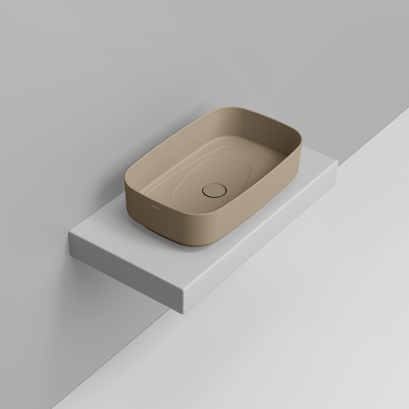 Ceramica Dolomite Vessel basin 62×38 – Oltre - Matt natural beige