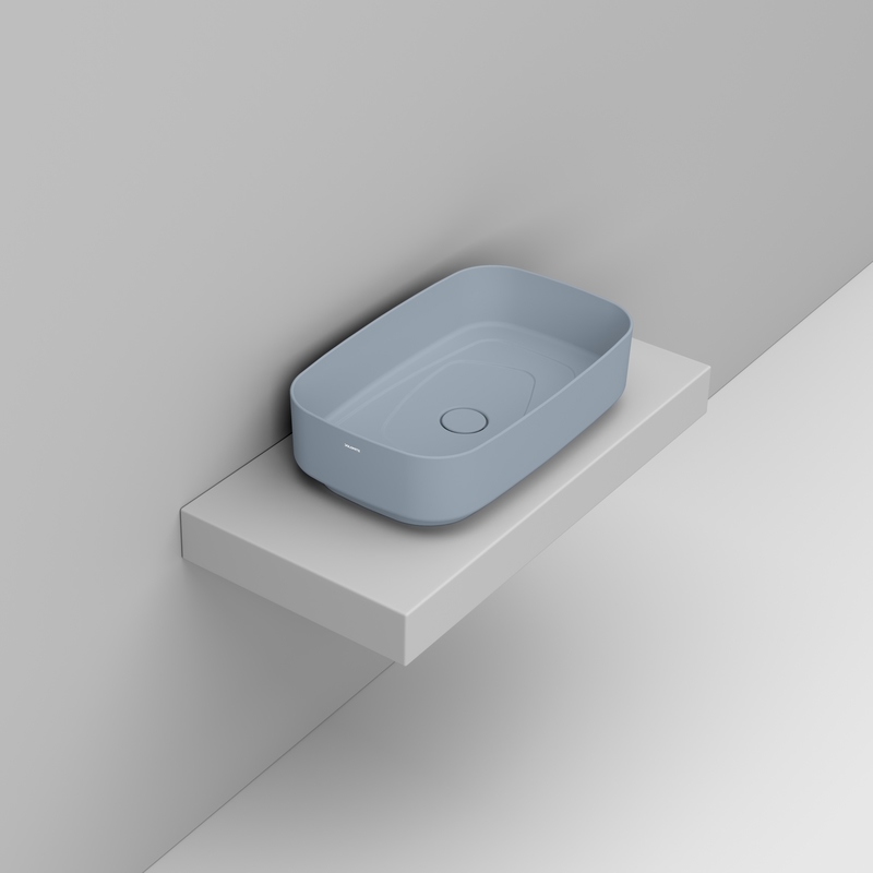 Ceramica Dolomite Vessel basin 62×38 – Oltre - Sky blue