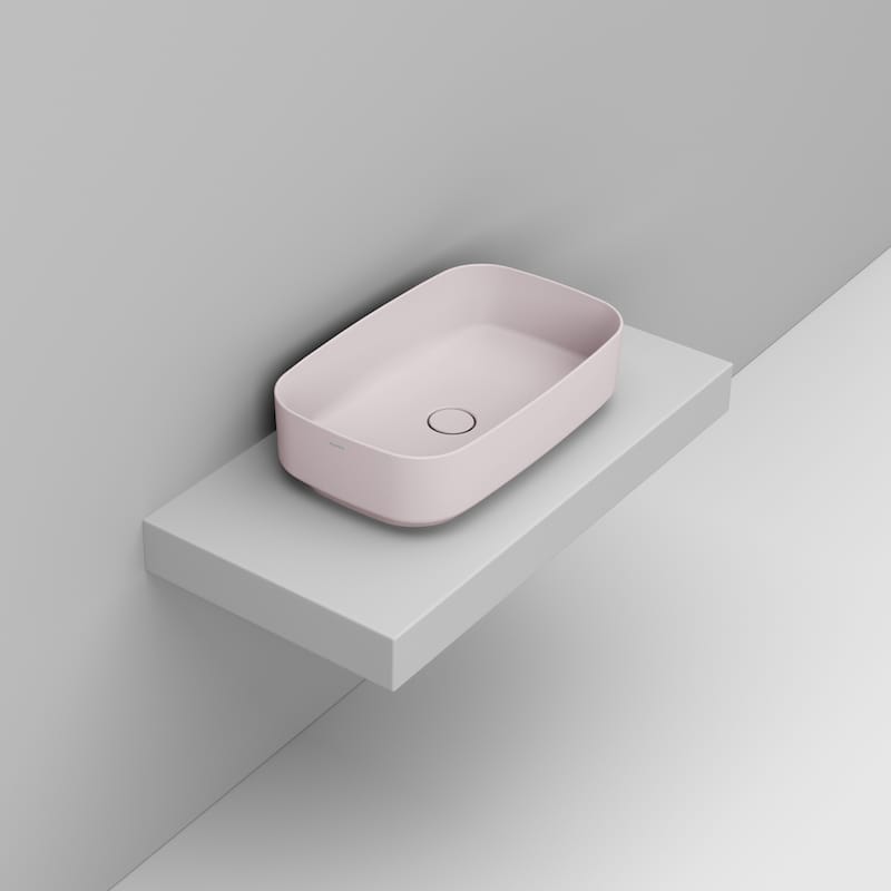Ceramica Dolomite Lavabo à poser 62×38 – Noemi - Rose antique