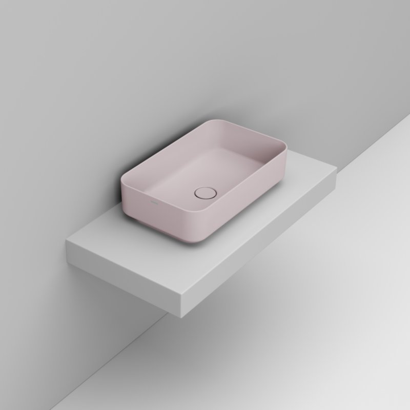 Ceramica Dolomite Vessel basin 60×36 – Noemi - Antique Pink