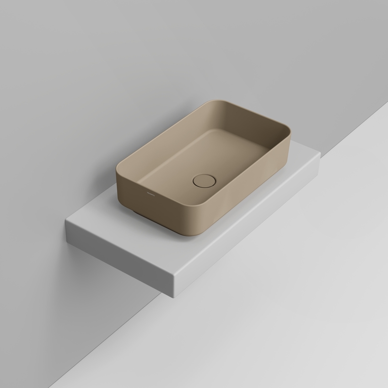 Ceramica Dolomite Vessel basin 60×36 – Noemi - Matt natural beige