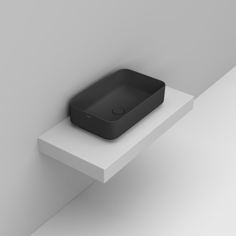 Ceramica Dolomite Vessel basin 60×36 – Noemi - Matt Black