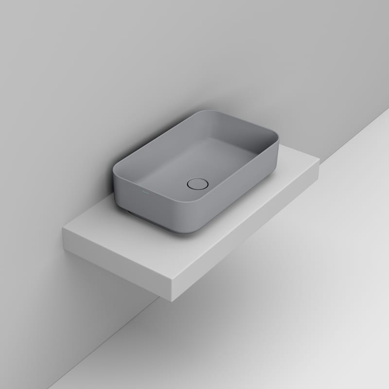 Ceramica Dolomite Vessel basin 64×38,5 – Noemi - Concrete Grey