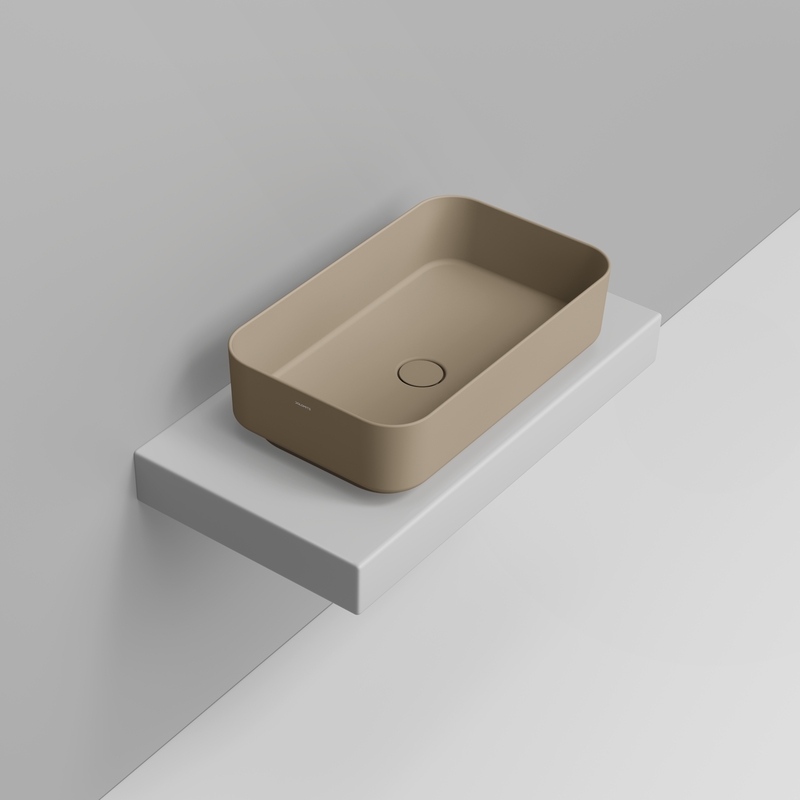 Ceramica Dolomite Vessel basin 64×38,5 – Noemi - Matt natural beige
