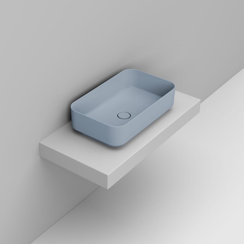 Ceramica Dolomite Vessel basin 64×38,5 – Noemi - Sky Blue