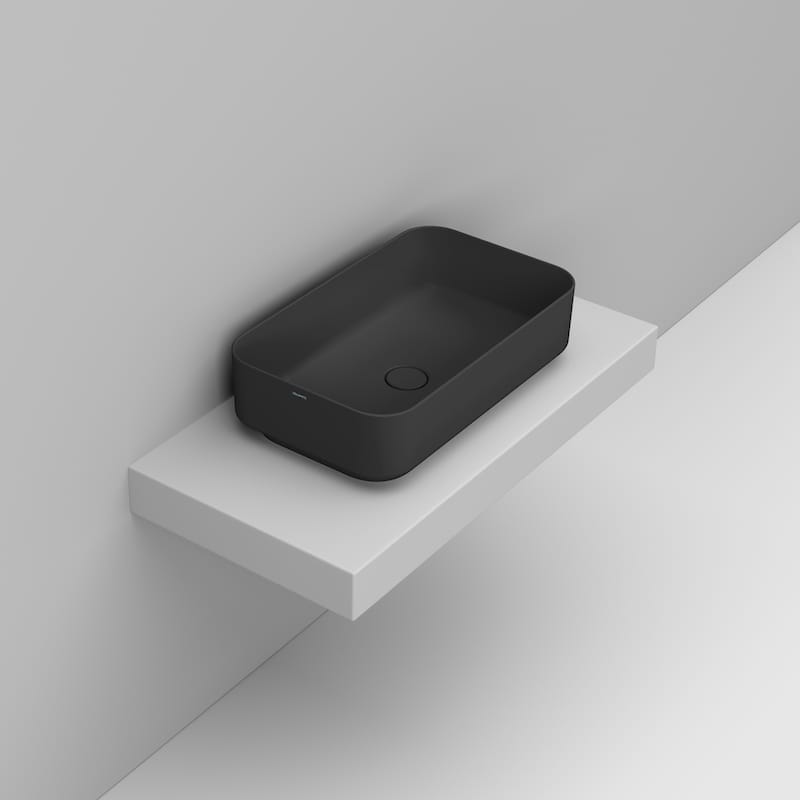 Ceramica Dolomite Vessel basin 64×38,5 – Noemi - Matt Black
