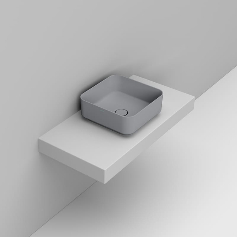 Ceramica Dolomite Vessel basin 40×40 – Noemi - Concrete Grey