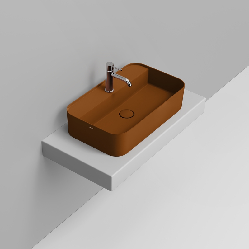 Ceramica Dolomite Lavabo à poser   64×38,5 – Noemi - Crète