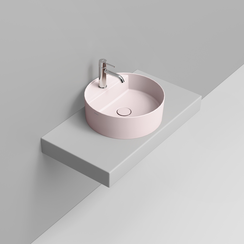 Ceramica Dolomite Lavabo à poser  44×44 – Noemi - Rosa antico