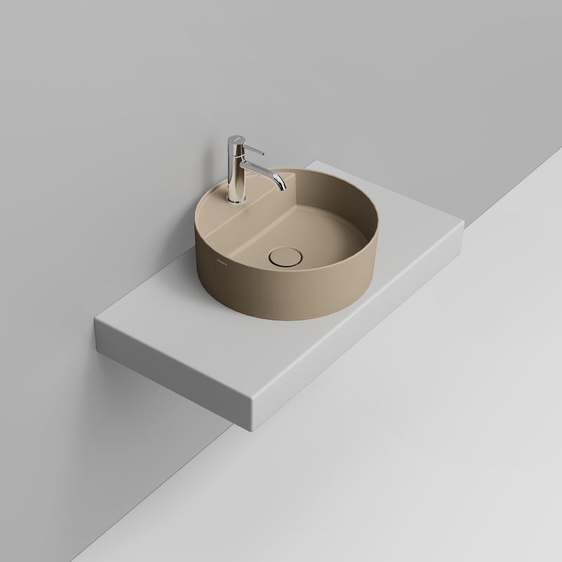 Ceramica Dolomite Lavabo à poser  44×44 – Noemi - Beige naturale opaco