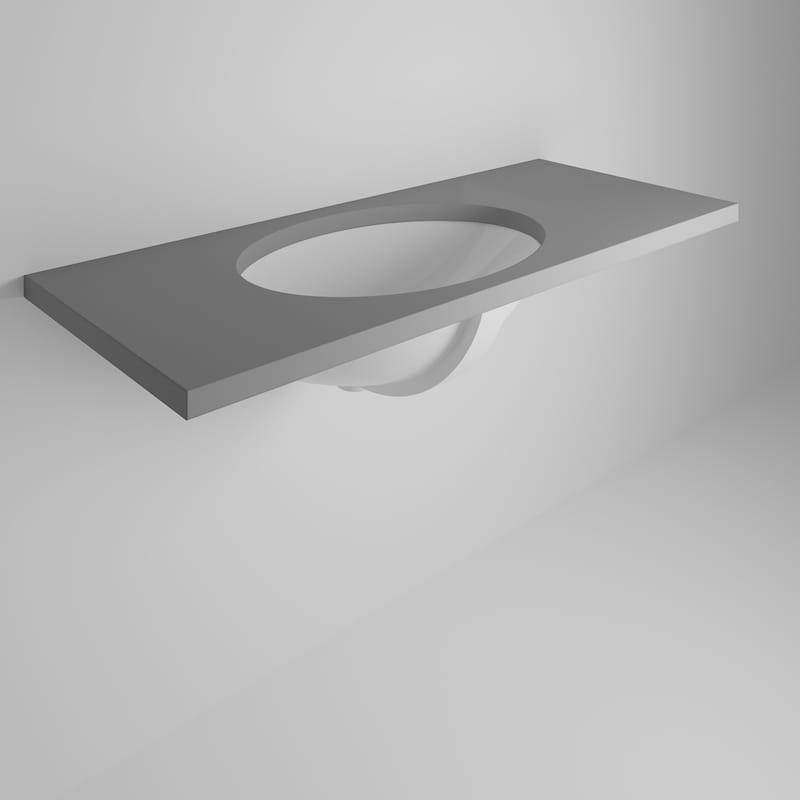 Ceramica Dolomite - D320201 - Under countertop basin glazed at the bottom 58×42 – Agordo