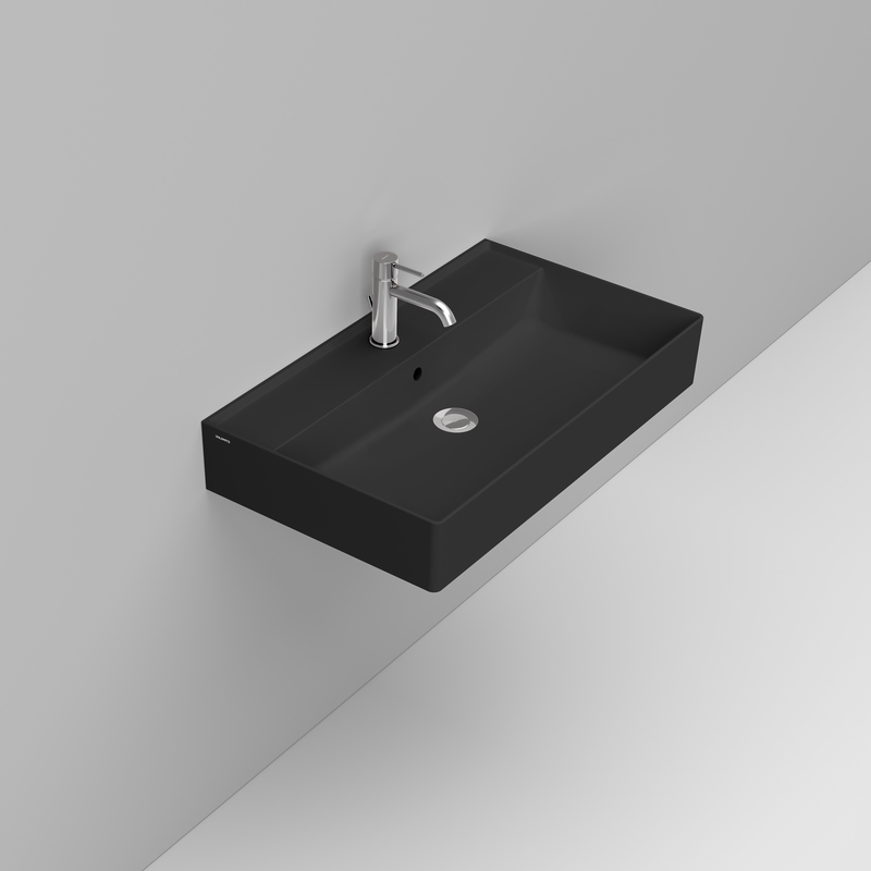 Ceramica Dolomite Basin 80×47 – Multiplo - Matt black