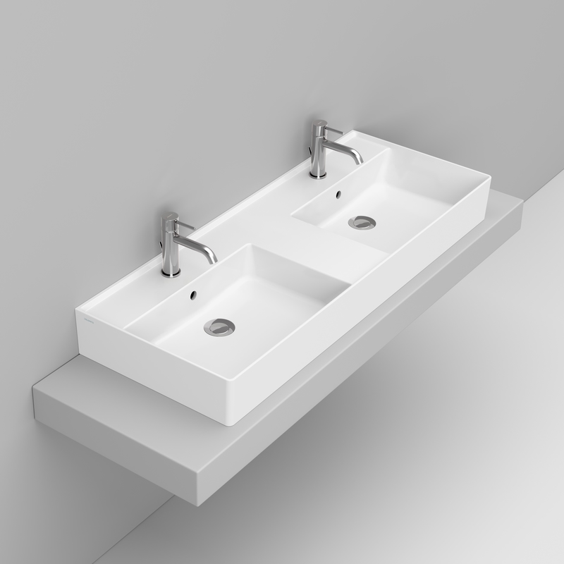 Ceramica Dolomite Vessel basin 120×47 – Multiplo - Matt white