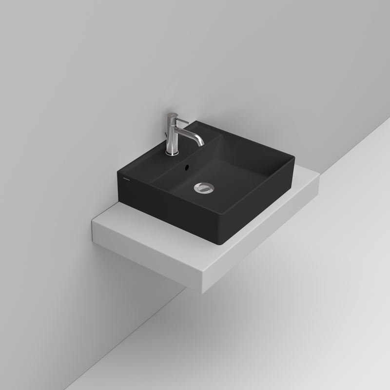 Ceramica Dolomite Vessel basin 50×47 – Multiplo - Matt black
