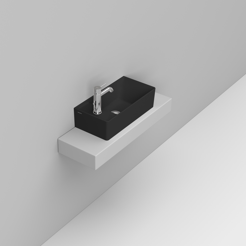 Ceramica Dolomite Vessel basin 50×25 – Multiplo - Matt black