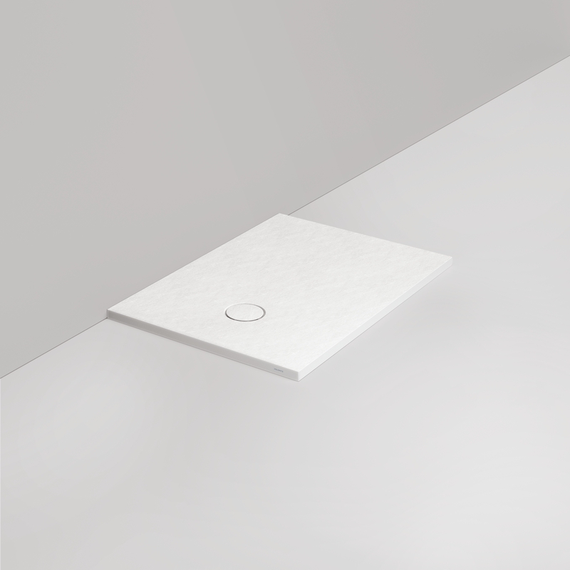 Ceramica Dolomite - D416F43 - Rectangular shower Tray side drain H3 100×70 – Kalk