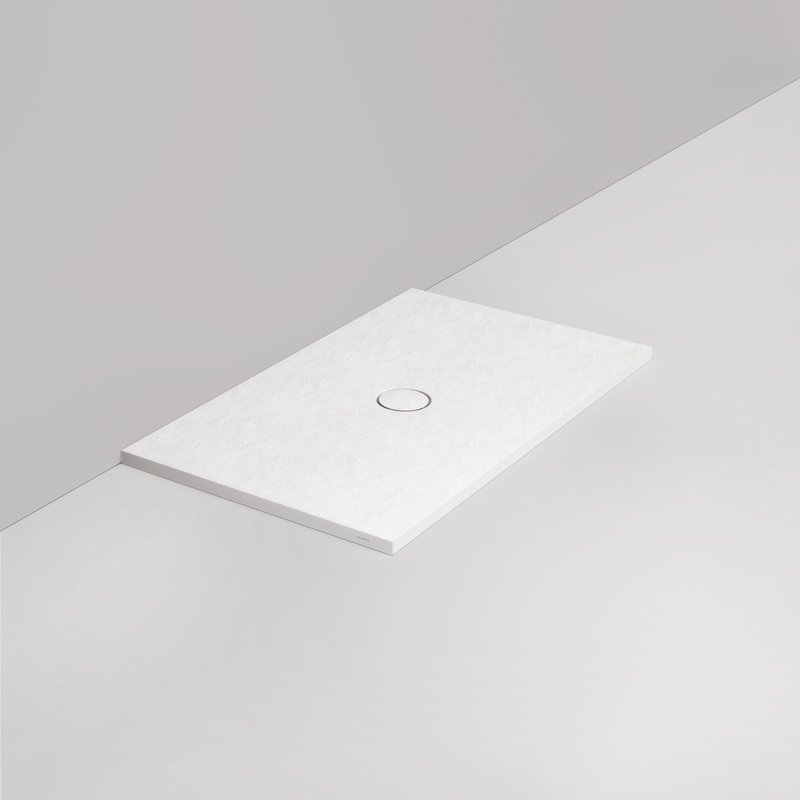 Ceramica Dolomite - D416J43 - Rectangular shower Tray central drain H3 120×70 – Kalk