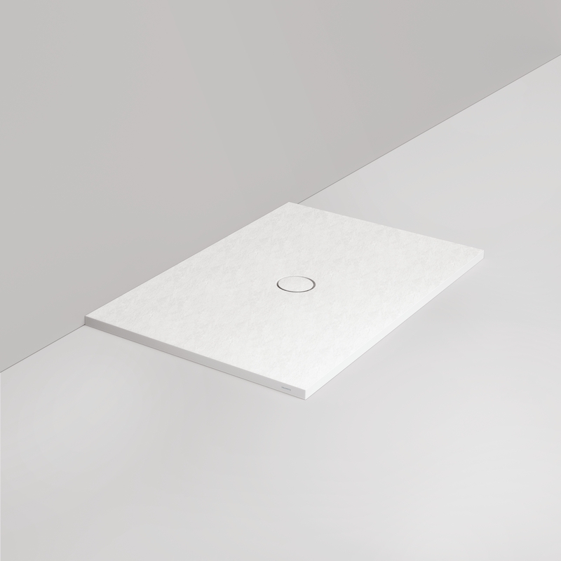Ceramica Dolomite - D416K43 - Rectangular shower Tray central drain H3 120×80 – Kalk