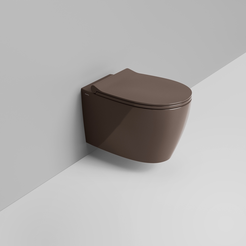 Ceramica Dolomite Cuvette suspendus 36×54 – Niva - Marron alpin brillant