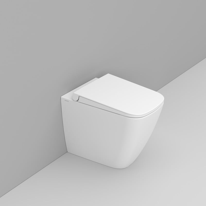 Ceramica Dolomite Back to wall bowl 36×54 – Mia+ - Matt White