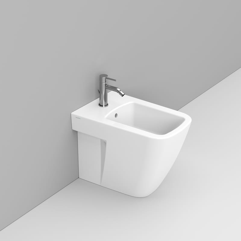Ceramica Dolomite Back to wall bidet 36×54 – Mia - Matt White