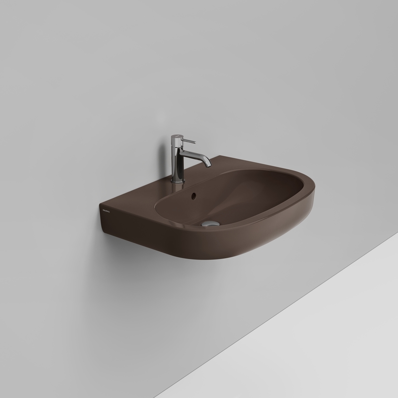 Ceramica Dolomite Lavabo 68×51 – Mirto - Marron alpin brillant