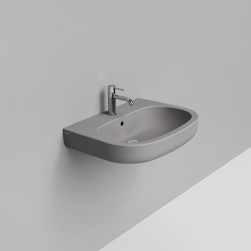 Ceramica Dolomite Lavabo 68×51 – Mirto - Gris béton