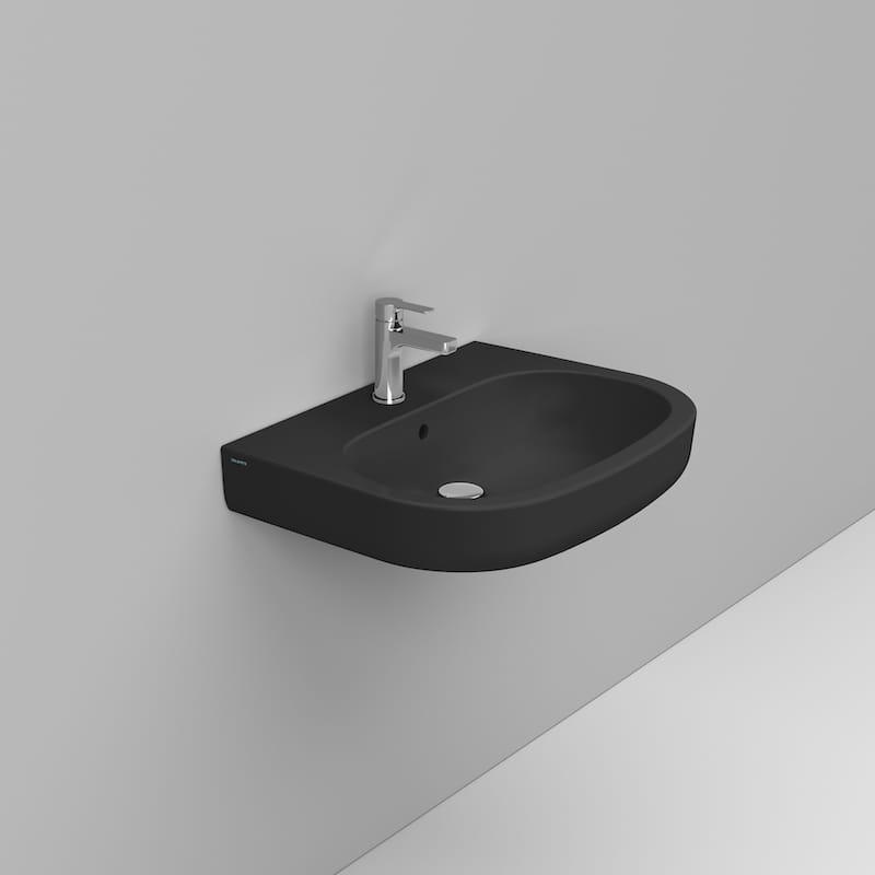 Ceramica Dolomite Lavabo 68×51 – Mirto - Noir mat